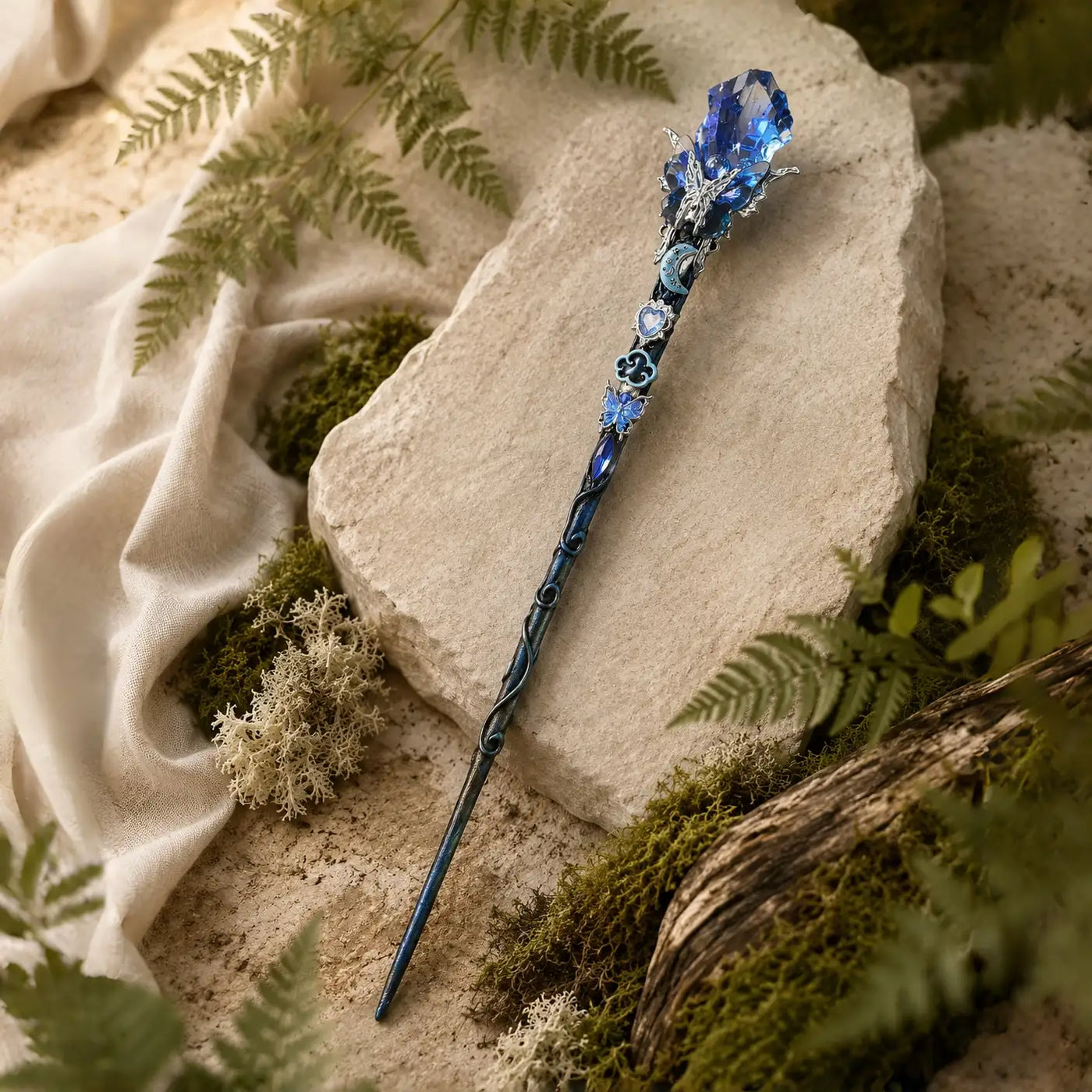 Azure Moon Wand