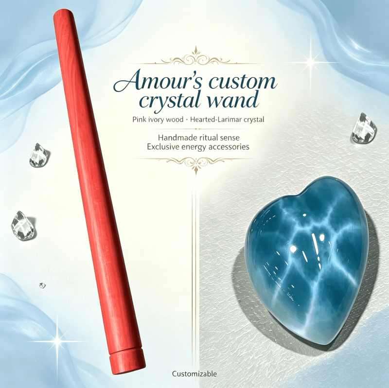 Amour's custom crystal wand Desposit
