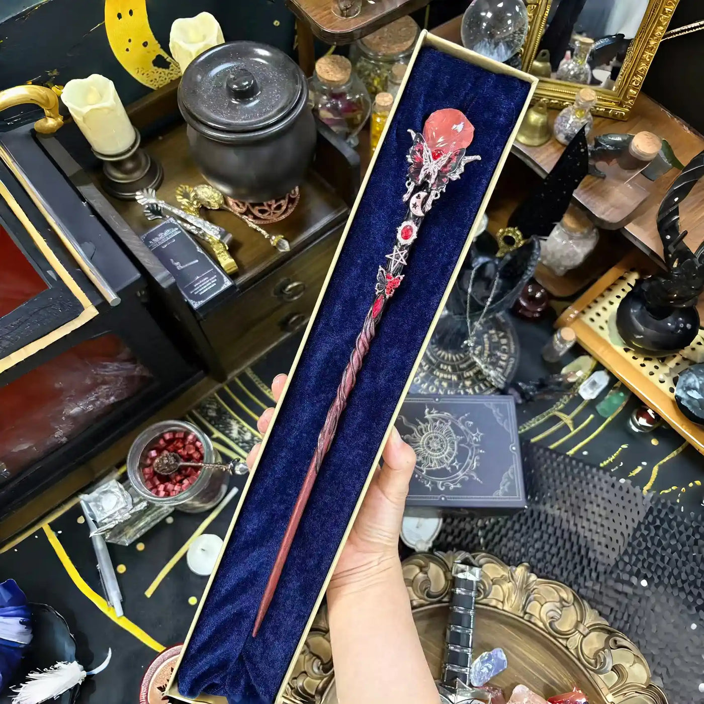 Crimson Flutter Wand