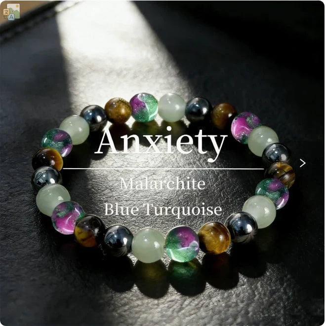Fluorite & Tiger Eye Twilight Bracelet natural stone beaded bracelet