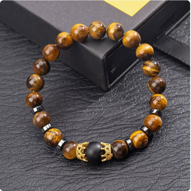 Golden Tiger Eye Artisan Bracelet natural stone beaded bracelet