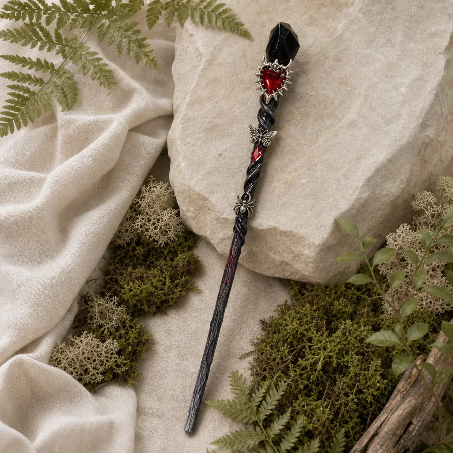 Crimson Web Dark Crystal wand