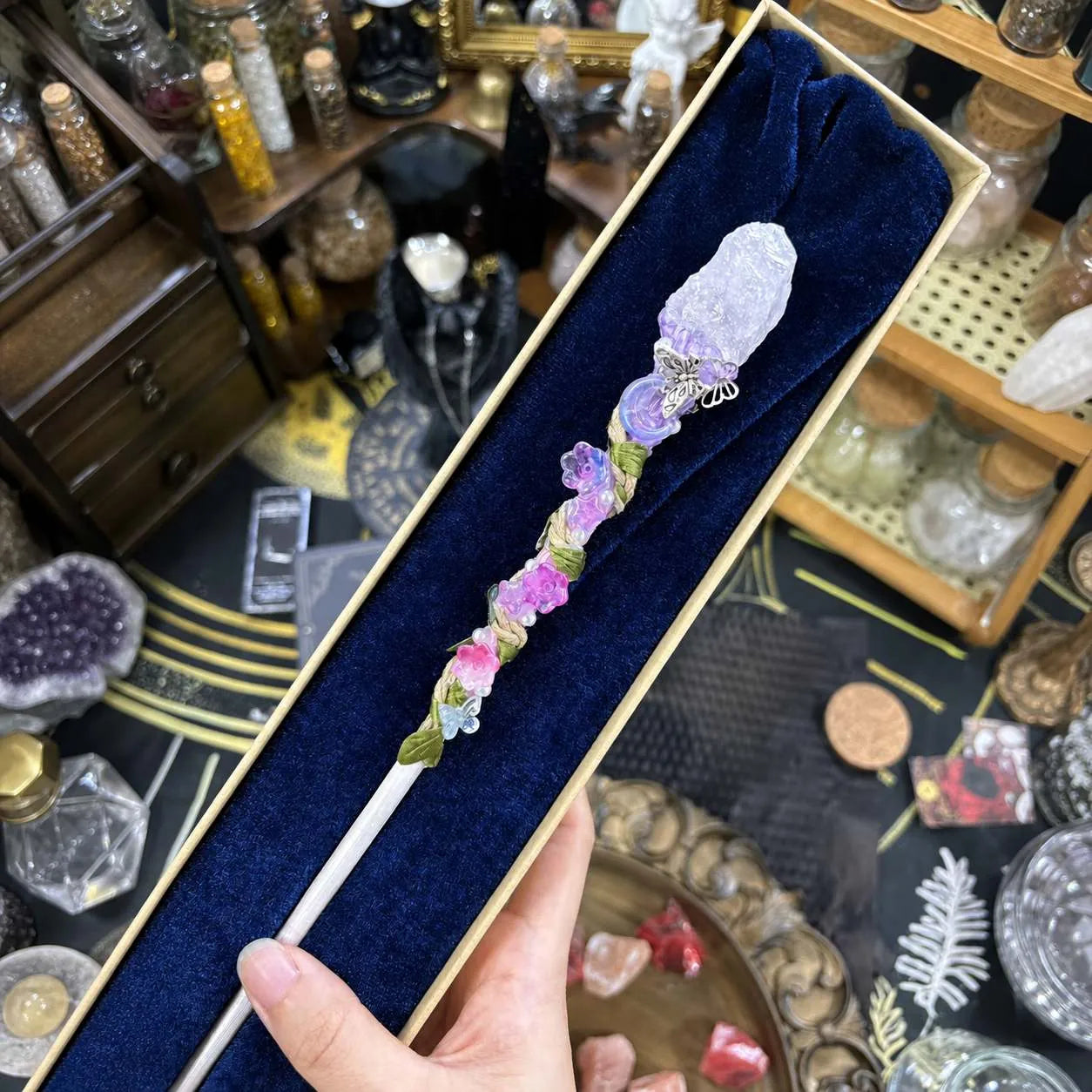 Rose Bloom Wand