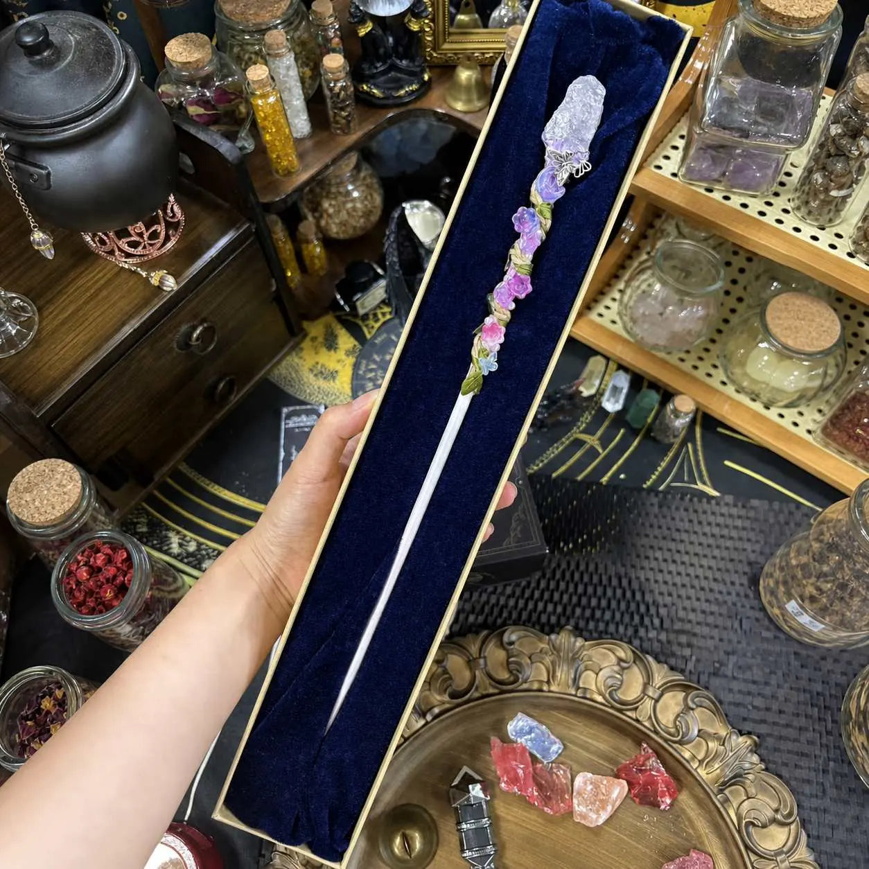 Rose Bloom Wand