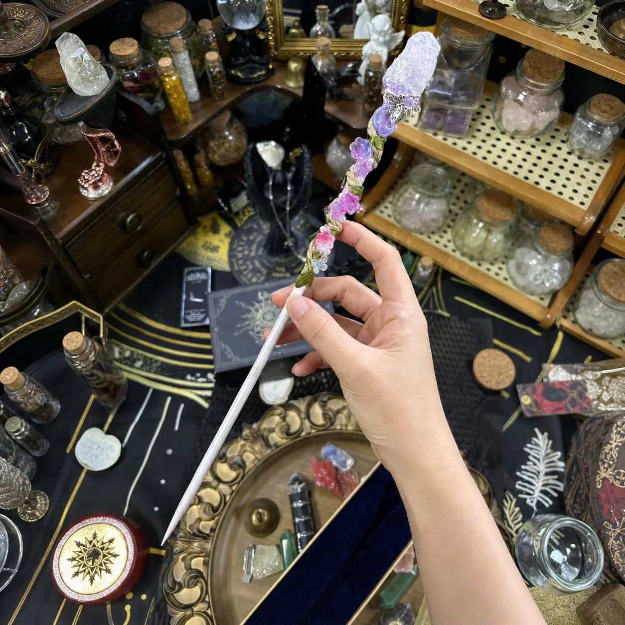 Rose Bloom Wand
